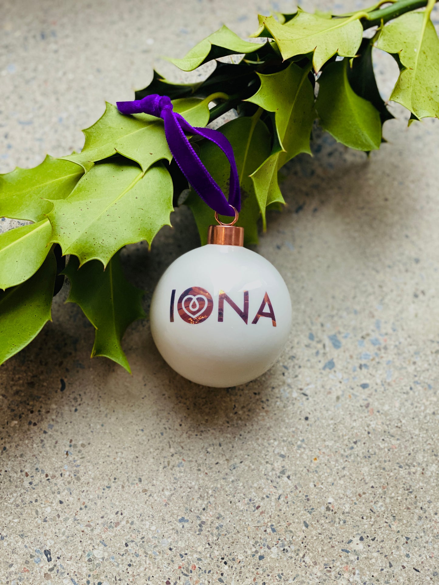 Iona Bauble - Copper