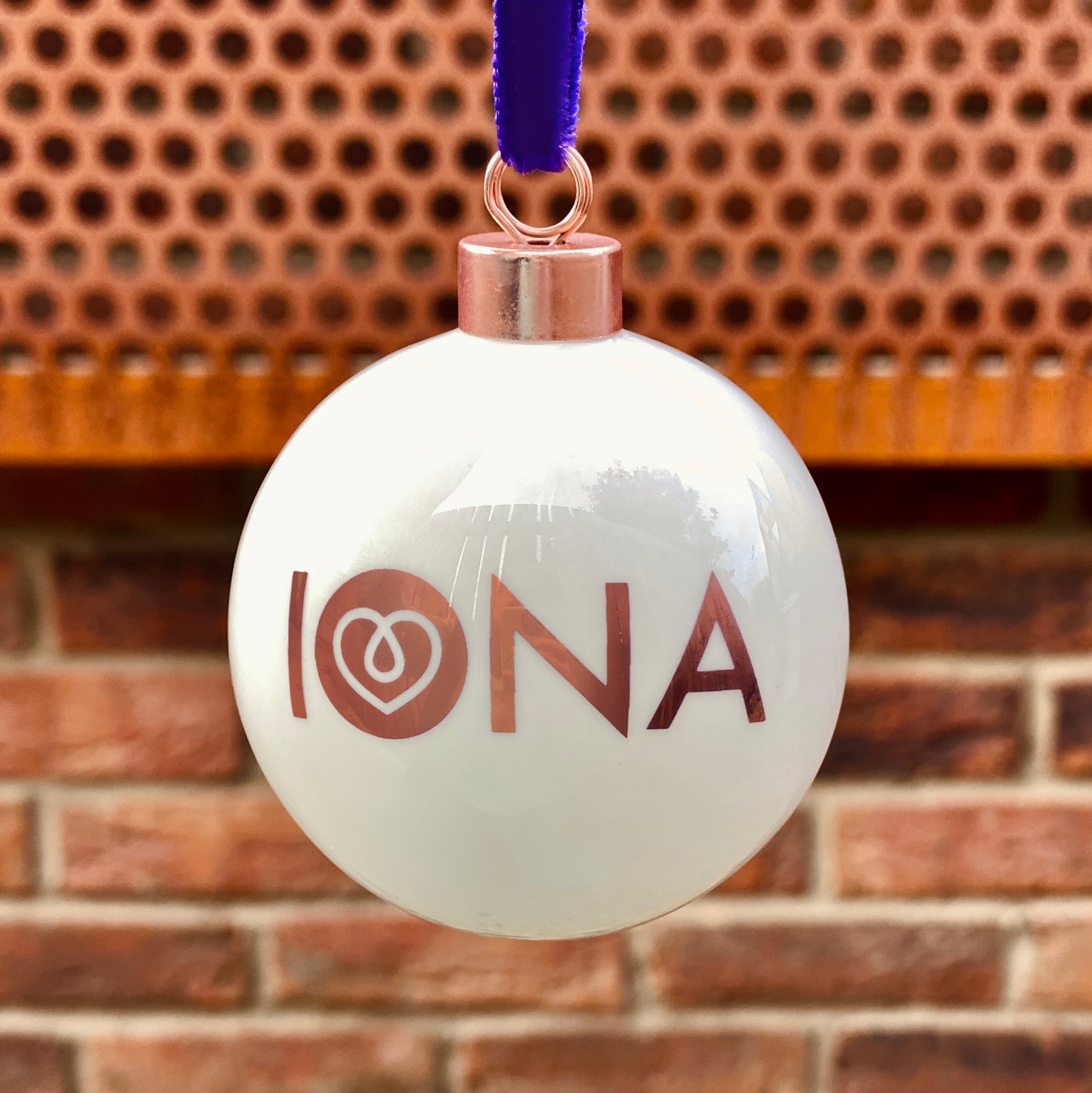 Iona Bauble - Copper