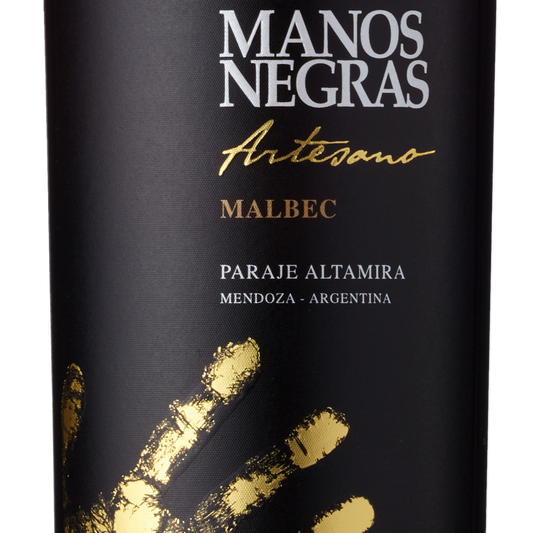 Manos Negras, Artesano Malbec, Paraje Altamira, Mendoza, Argentina, 2019