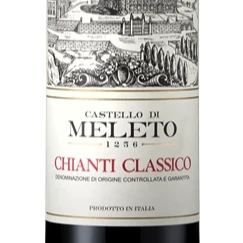 Chianti Classico DOCG, Castello di Meleto, Tuscany, Italy