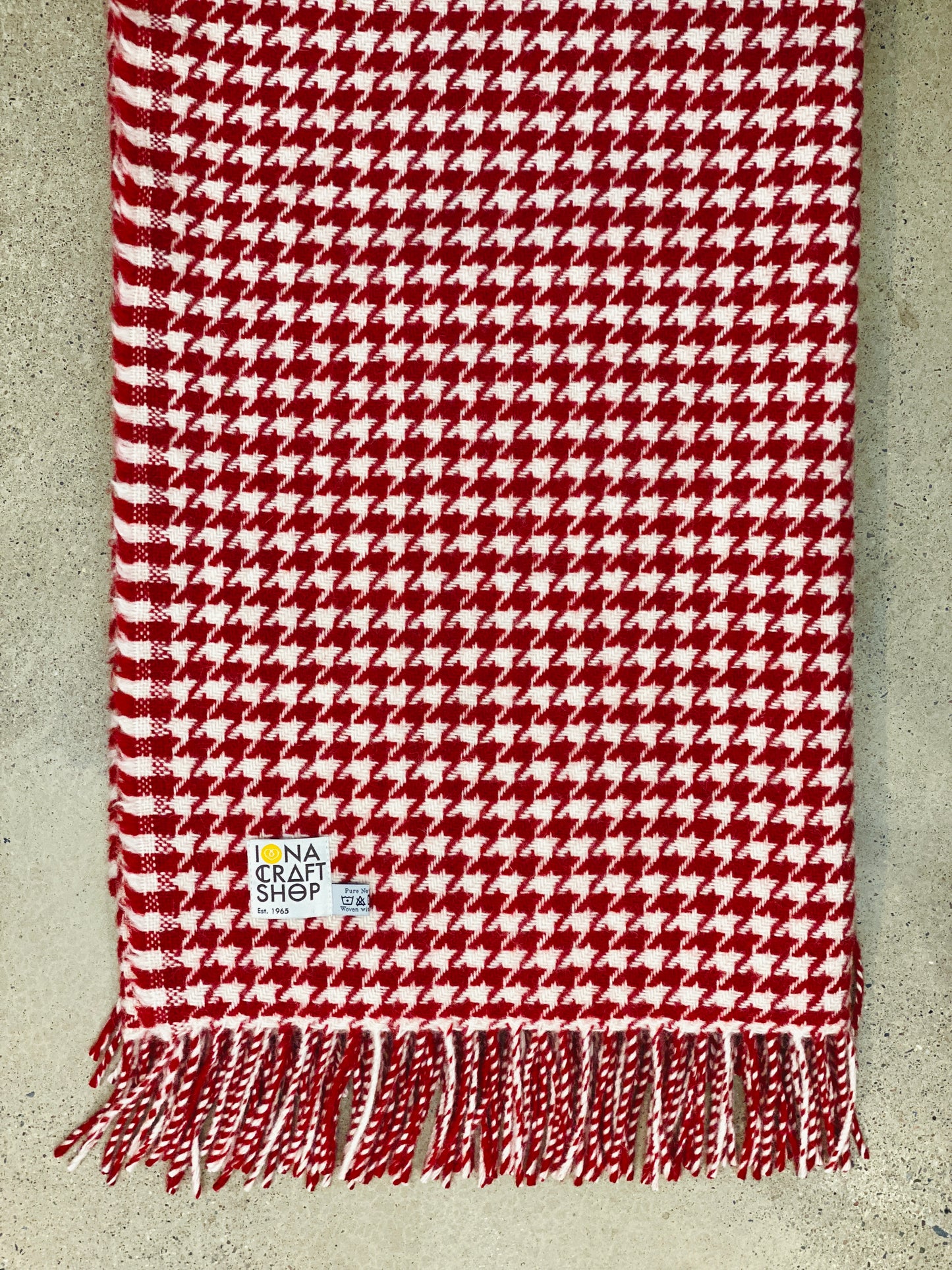 Red Houndstooth