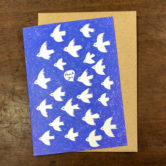 Flock of Birds - Thank You Card