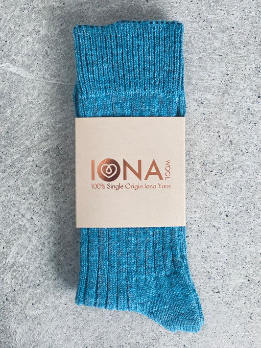 Iona Socks 2.1 - Blue Teal