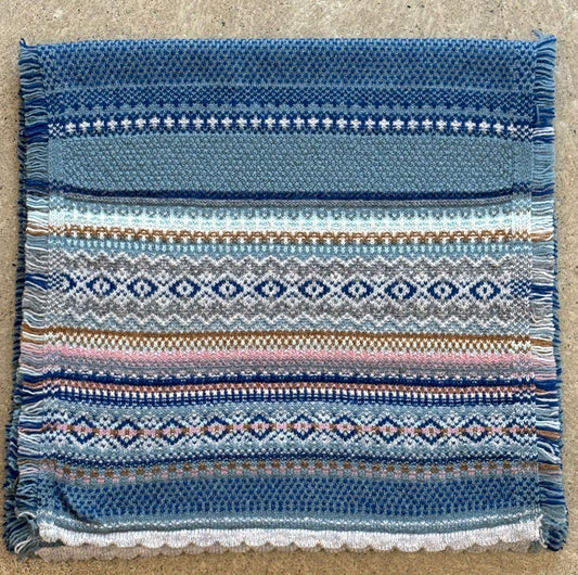 Alpine Fairisle Scarf - Dew