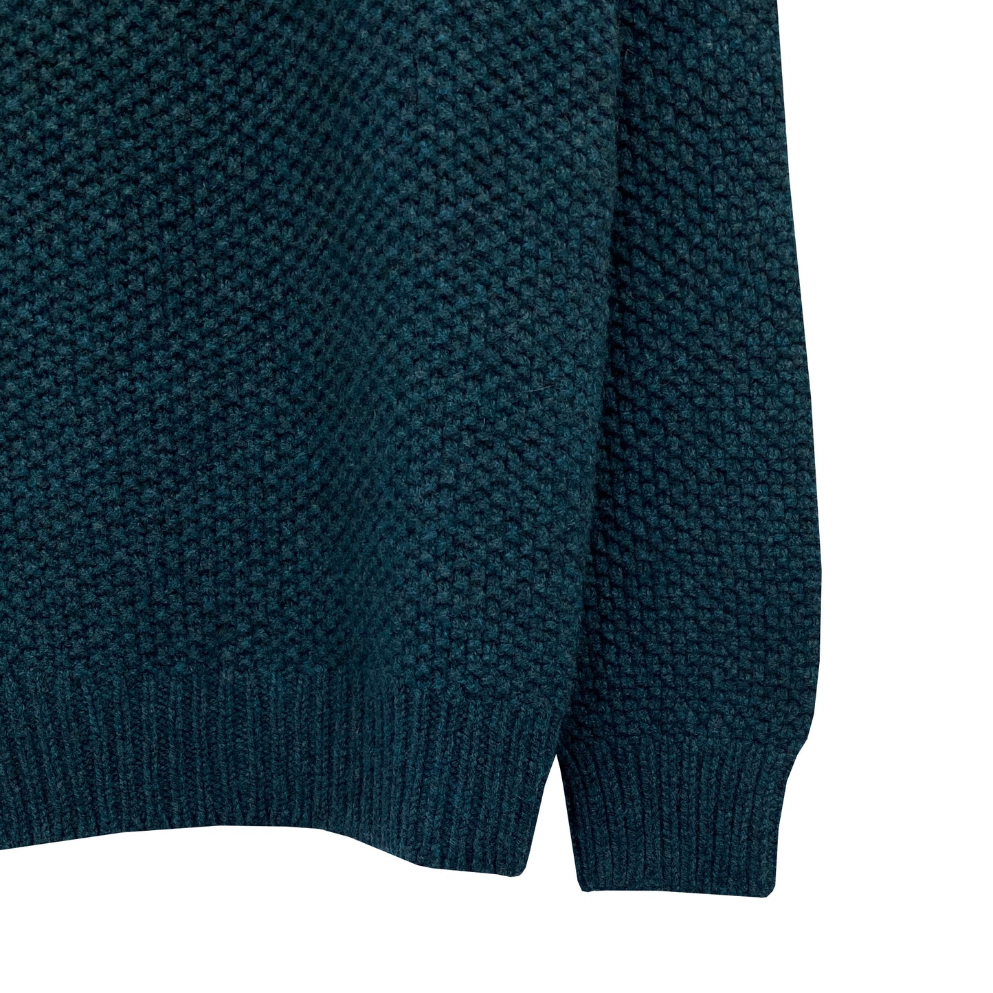 Moss Stitch Crew Neck Sweater - Lugano