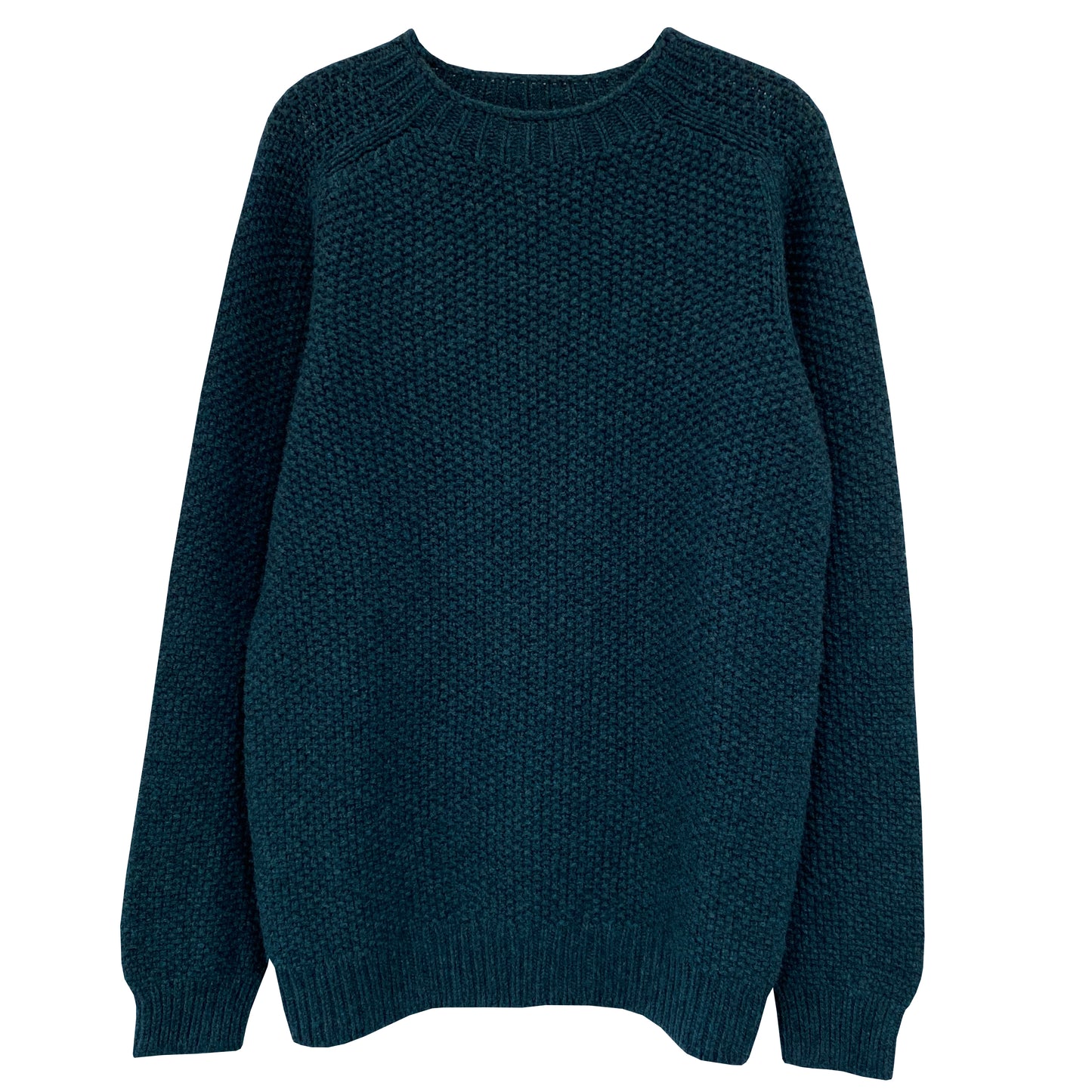 Moss Stitch Crew Neck Sweater - Lugano