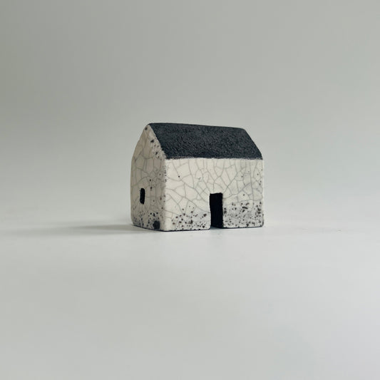 Small Croft House - Charcoal/White I