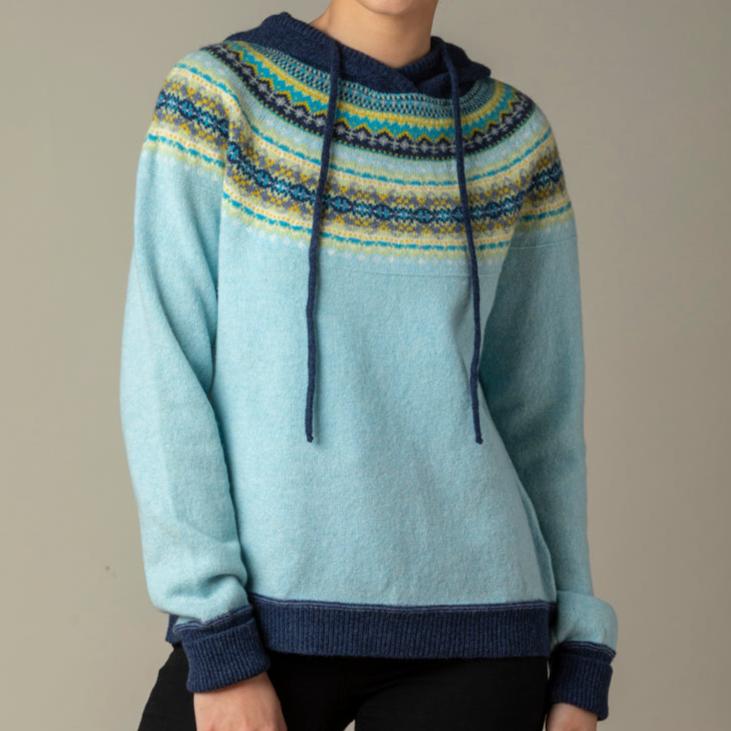 Alpine Hooded Sweater - Mermaid