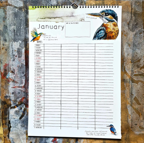 2024 Family Organiser Calendar - A3 – Iona Craft Shop