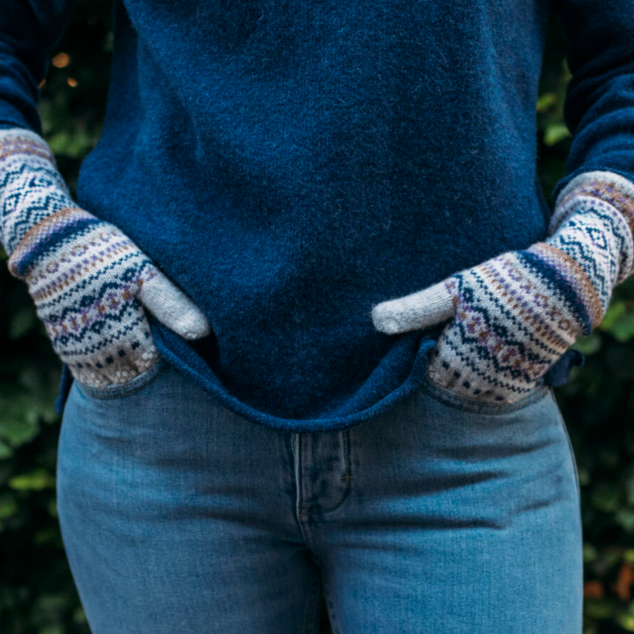 Alpine Scallop Edge Gloves - Arctic