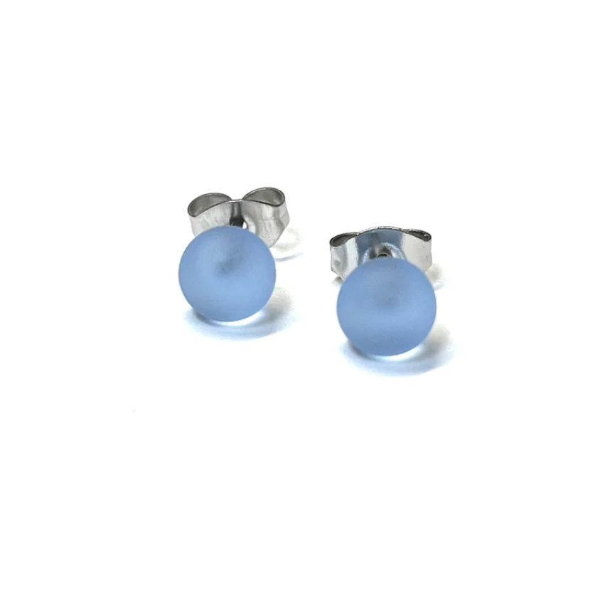 Frosted Glass Studs