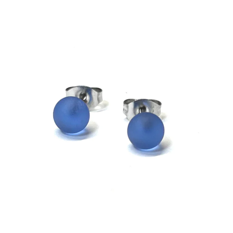 Frosted Glass Studs