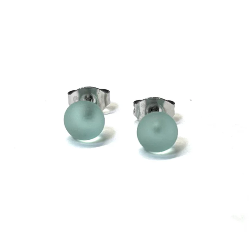 Frosted Glass Studs