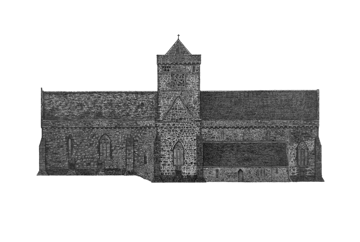 Iona Abbey - Print