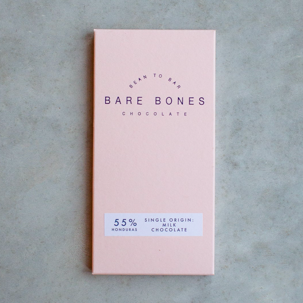 Bare Bones Chocolate - 55% Honduras Milk