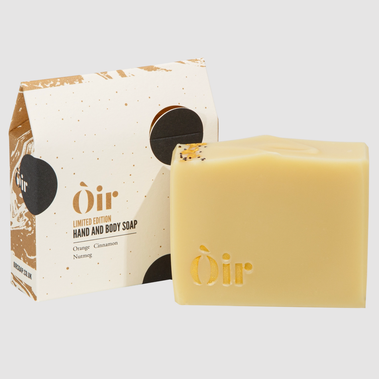 Òir Soap - Limited Edition for Christmas: Orange, Cinnamon, & Nutmeg