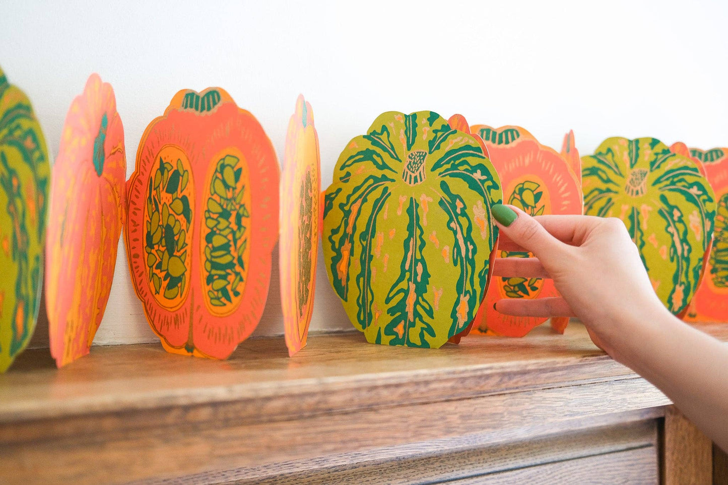 Pumpkins Concertina Garland