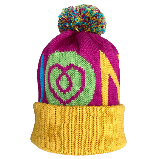 Merino Iona Hat - Fuchsia