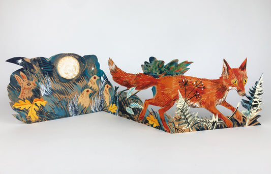 3-fold Fox Card