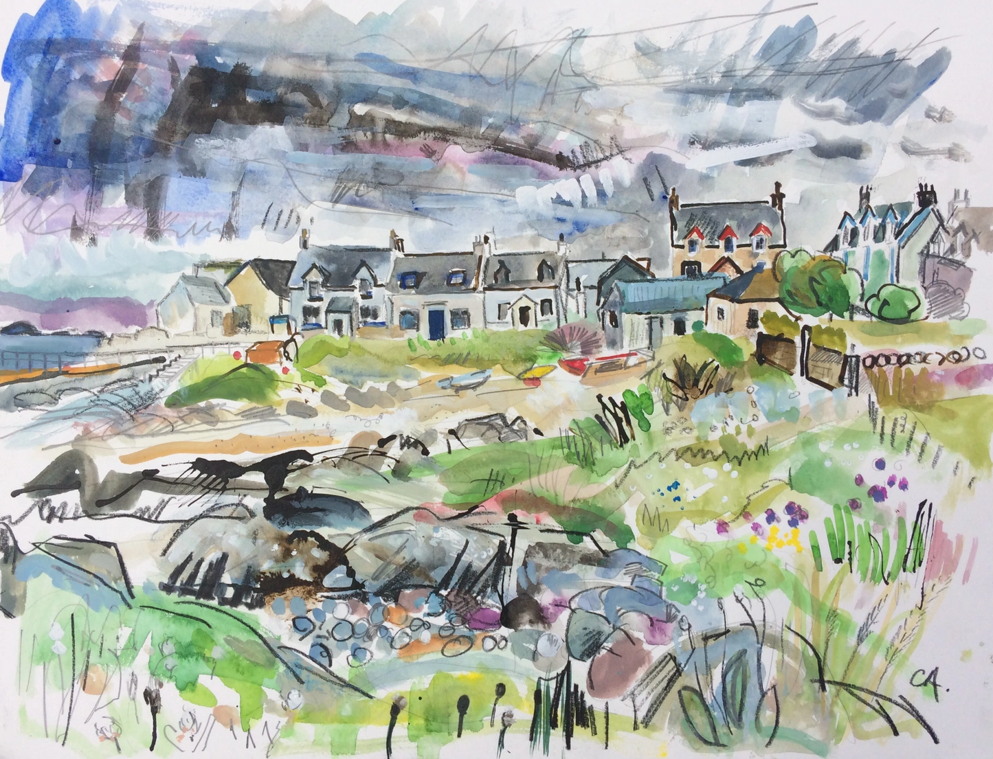 Iona Greetings Cards by Clare Arbuthnott